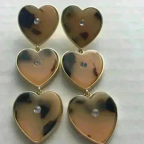 Baublebar new three heart statement Earrings - Picture 8 of 8